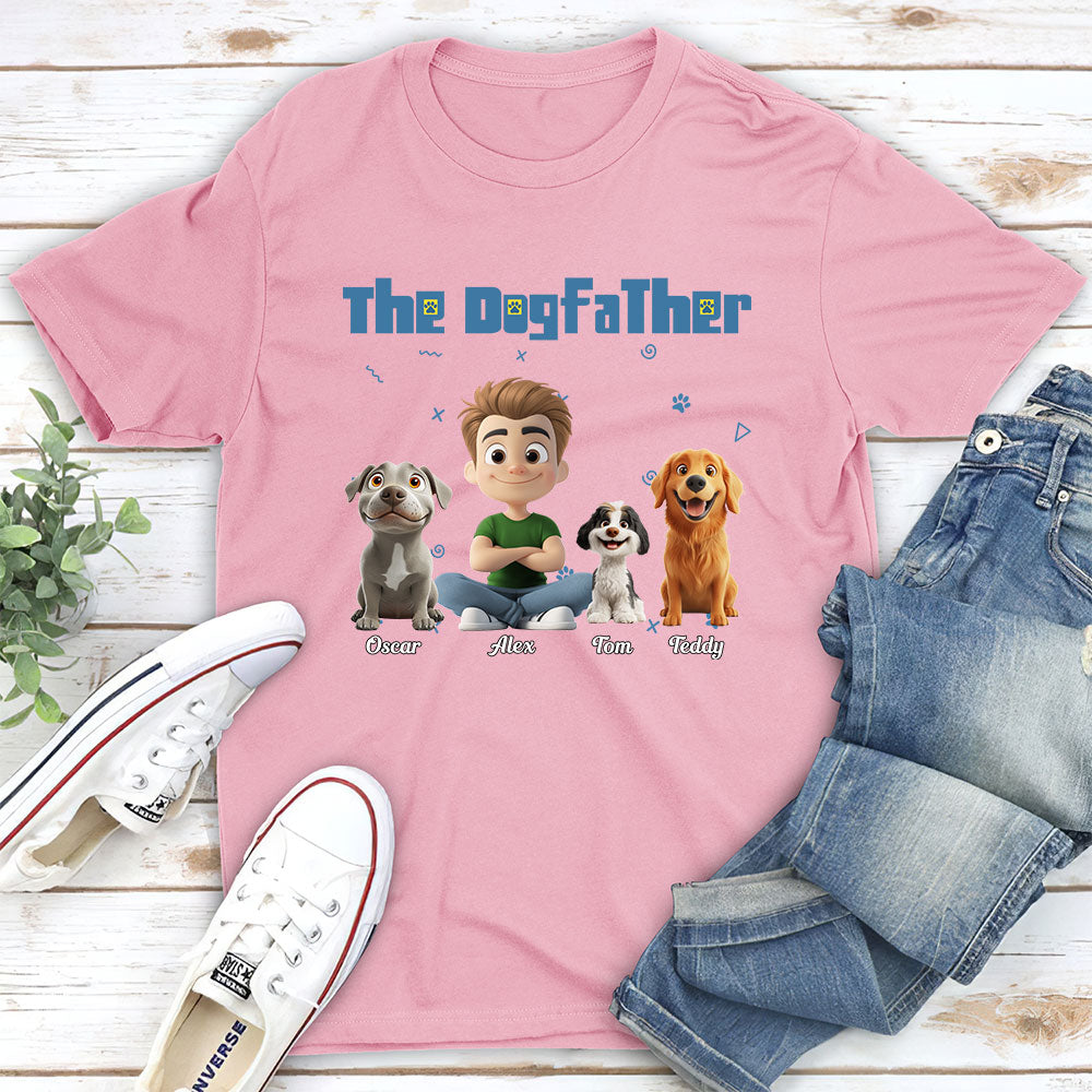 The Dogfather: Personalized Unisex Custom T-Shirt for Pet Lovers