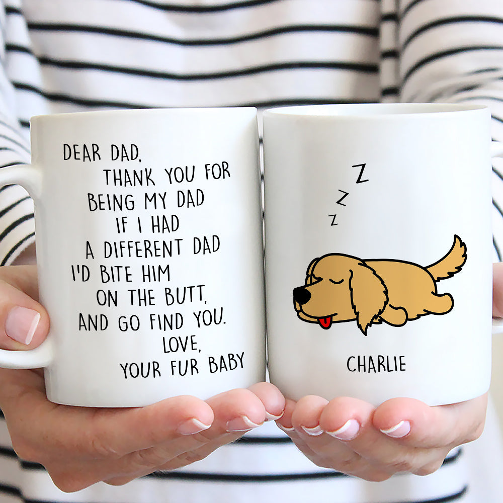 Personalized Custom Coffee Mug - Ideal Gift for Dog Moms and Dads