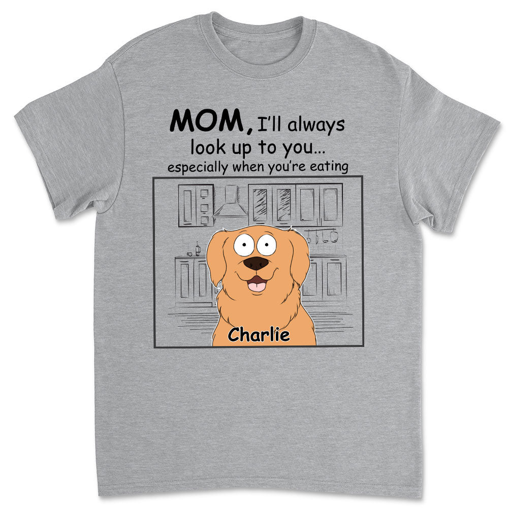 Always Look Up - Personalized Custom Luxury Pet Lover T-shirt