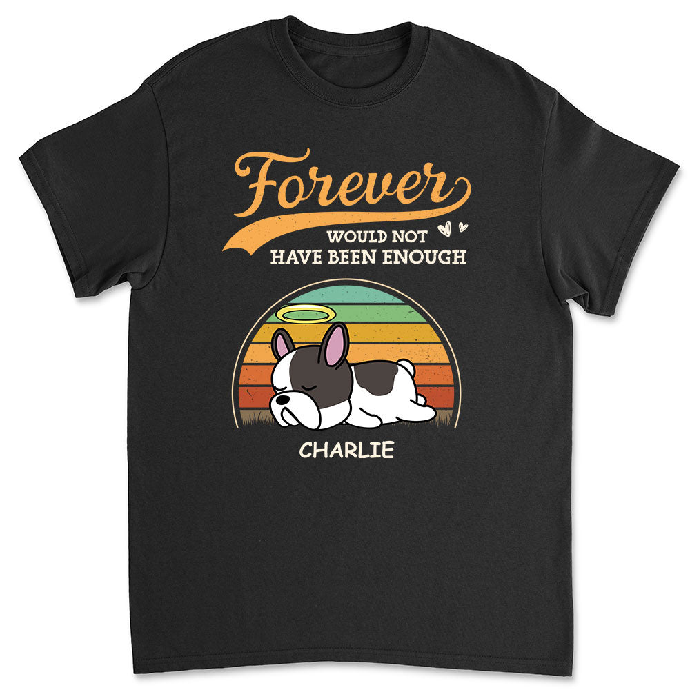 Forever - Customizable Unisex Personalized Memorial T-shirt for Pet Lovers