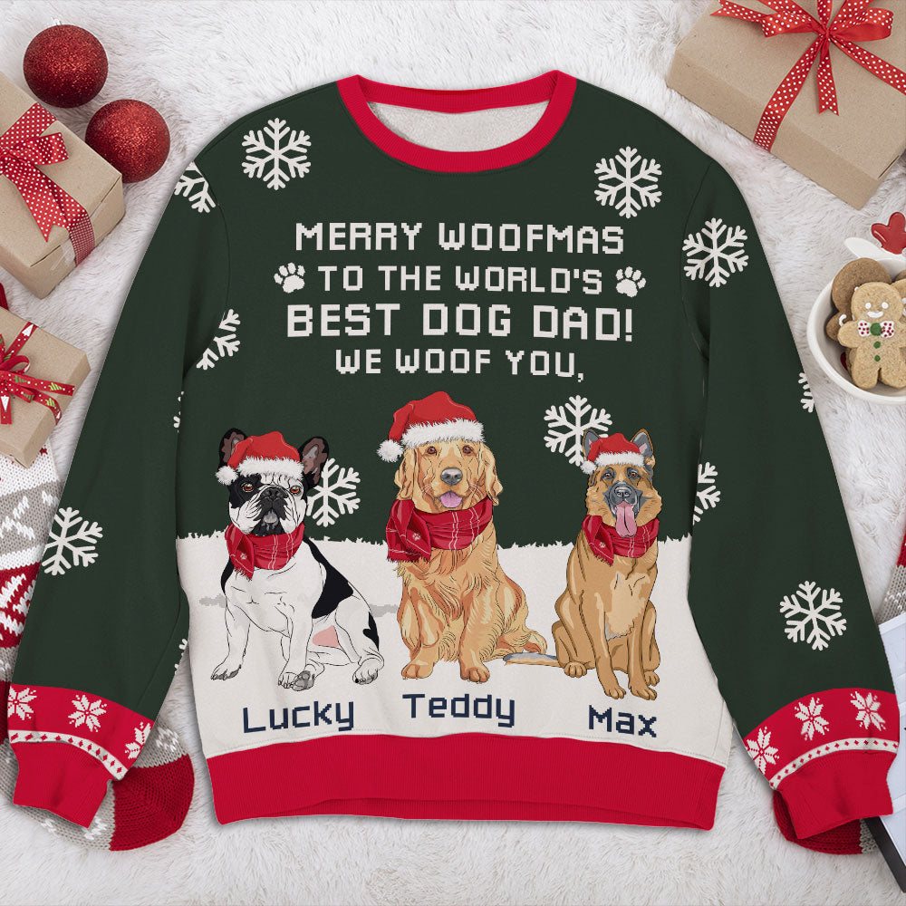 Personalized All-Over-Print Sweatshirt - Ideal Gift for Mom/Dad