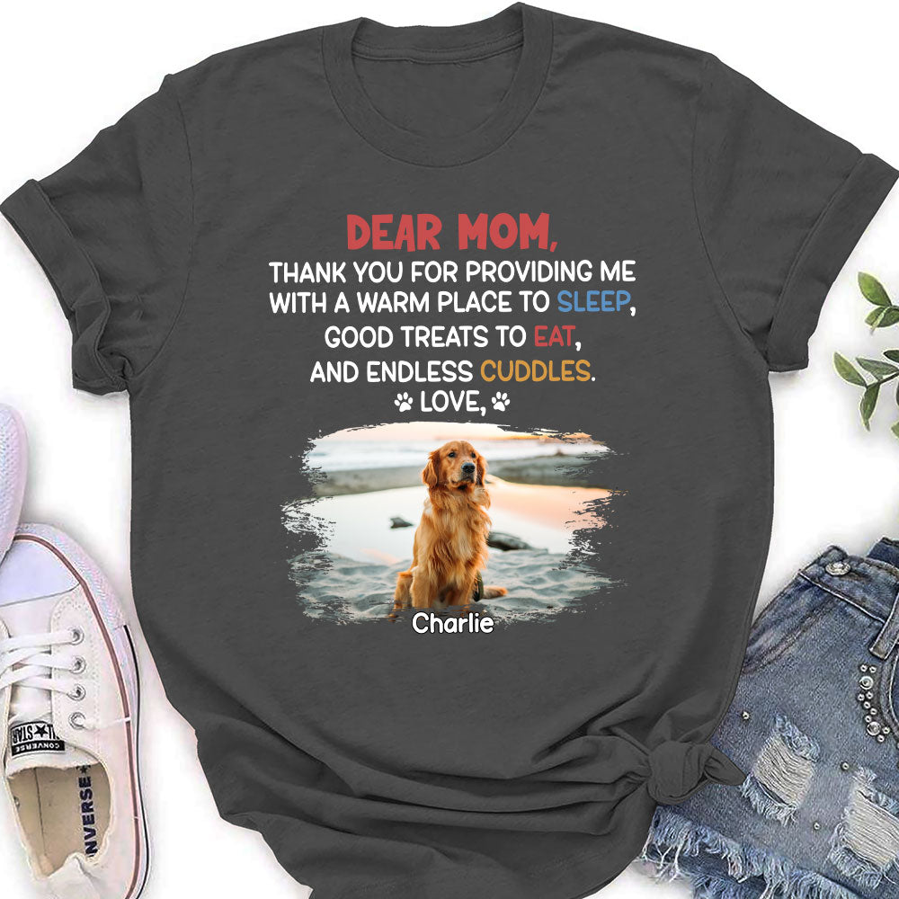 Customizable Personalized Women's Sleep and Eat T-shirt for Pet Lovers