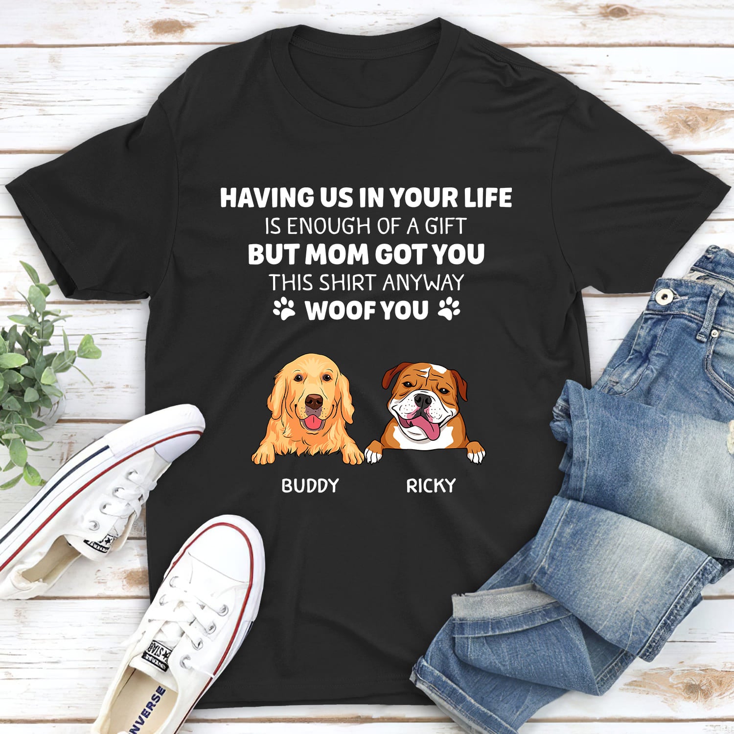 Personalized Unisex Dog Lover T-shirt - The Perfect Gift