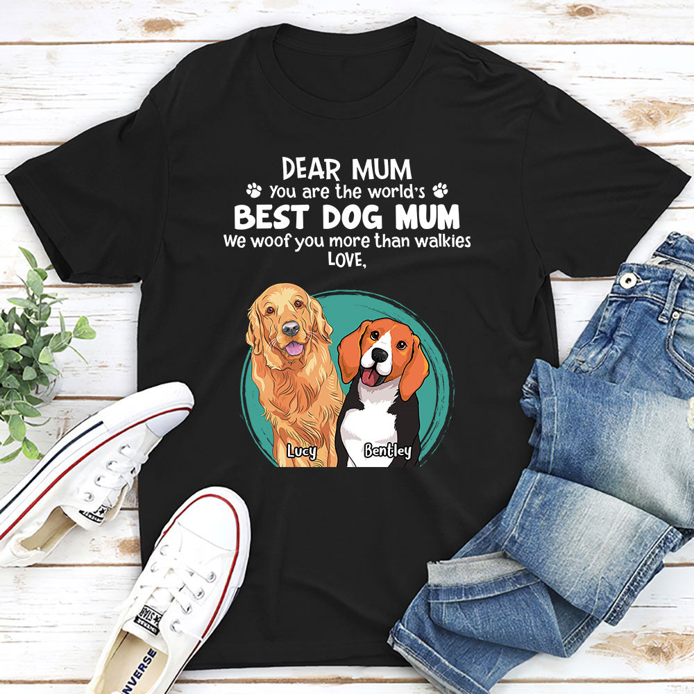 More Than Walkies - Customizable Unisex Personalized Pet Lover T-shirt