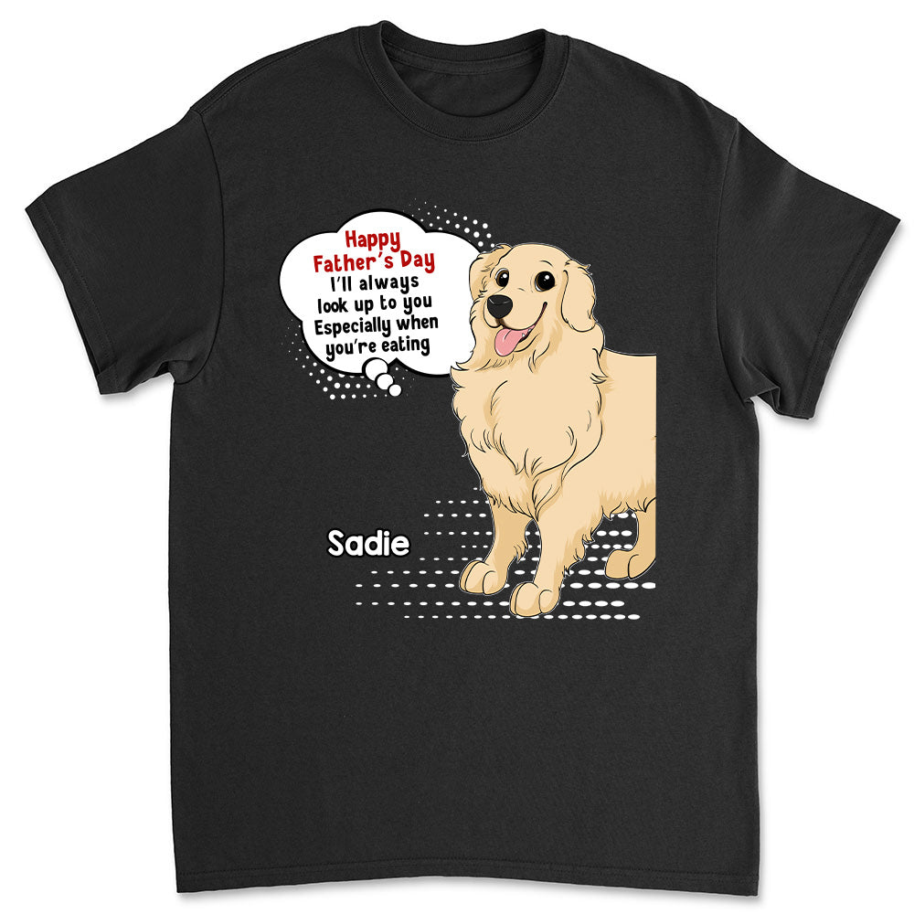 Personalized 'Always Look Up To Mommy' Unisex T-shirt - Ideal Gift for Pet Lovers