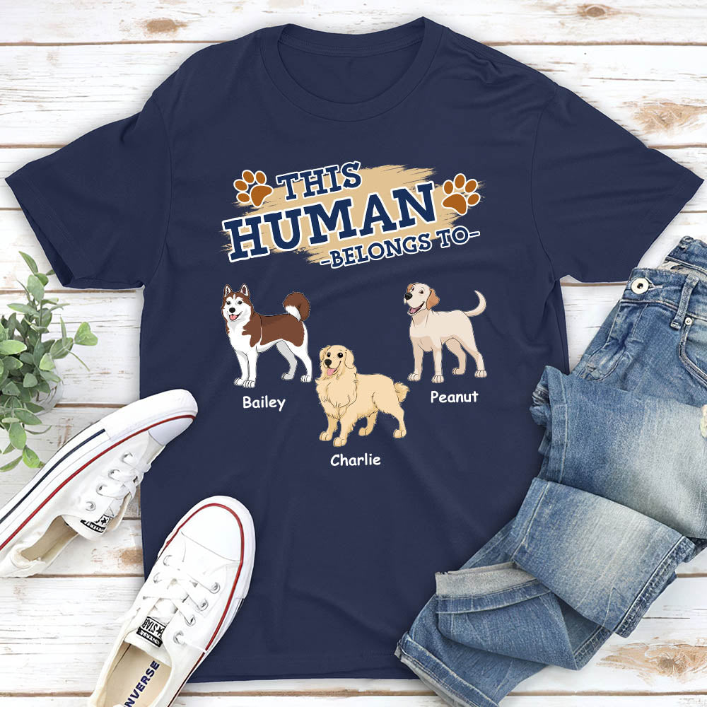 This Human 2 - Customizable Unisex Personalized T - shirt for Pet Lovers