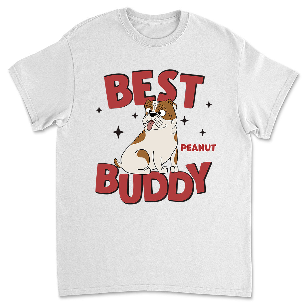 Best Buddy Personalized Custom Unisex T-shirt - Ideal Gift for Pet Lovers