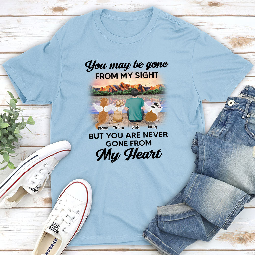 Personalized Custom Unisex Memorial T-shirt for Pet Lovers - From My Sight