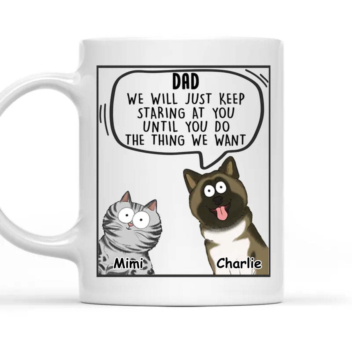 Personalized Custom Coffee Mug - Ideal Gift for Pet Lovers