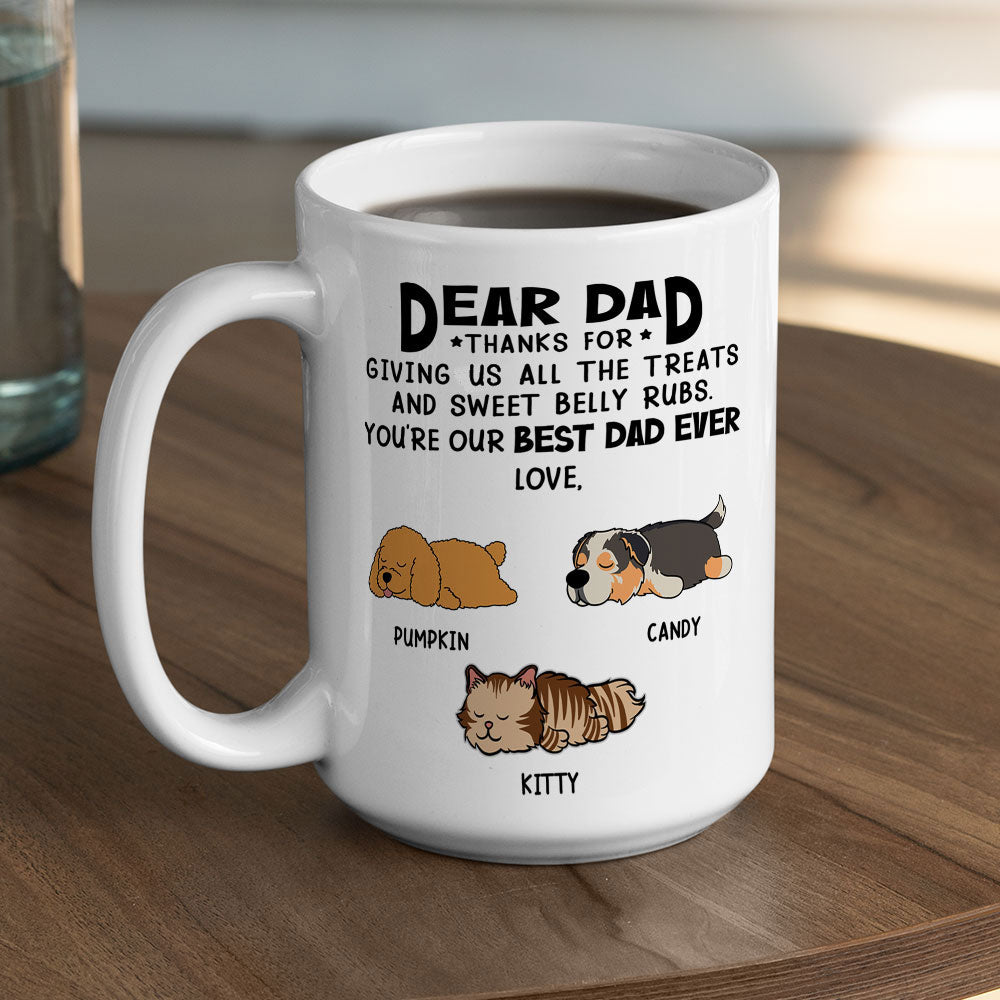 All The Treats 3 - Customizable Personalized Coffee Mug for Pet Lovers