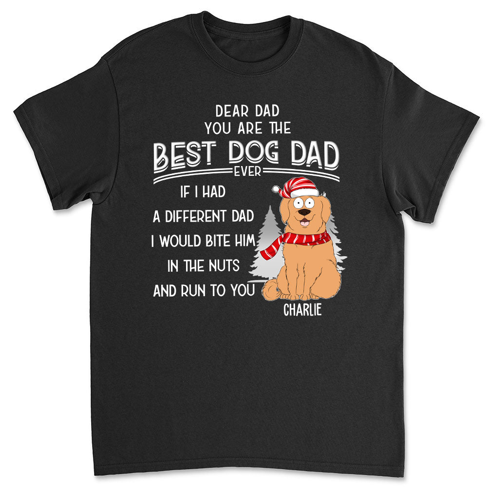 Customizable Unisex 'You're the Best Dog Dad' T-shirt - Ideal Gift for Pet Lovers
