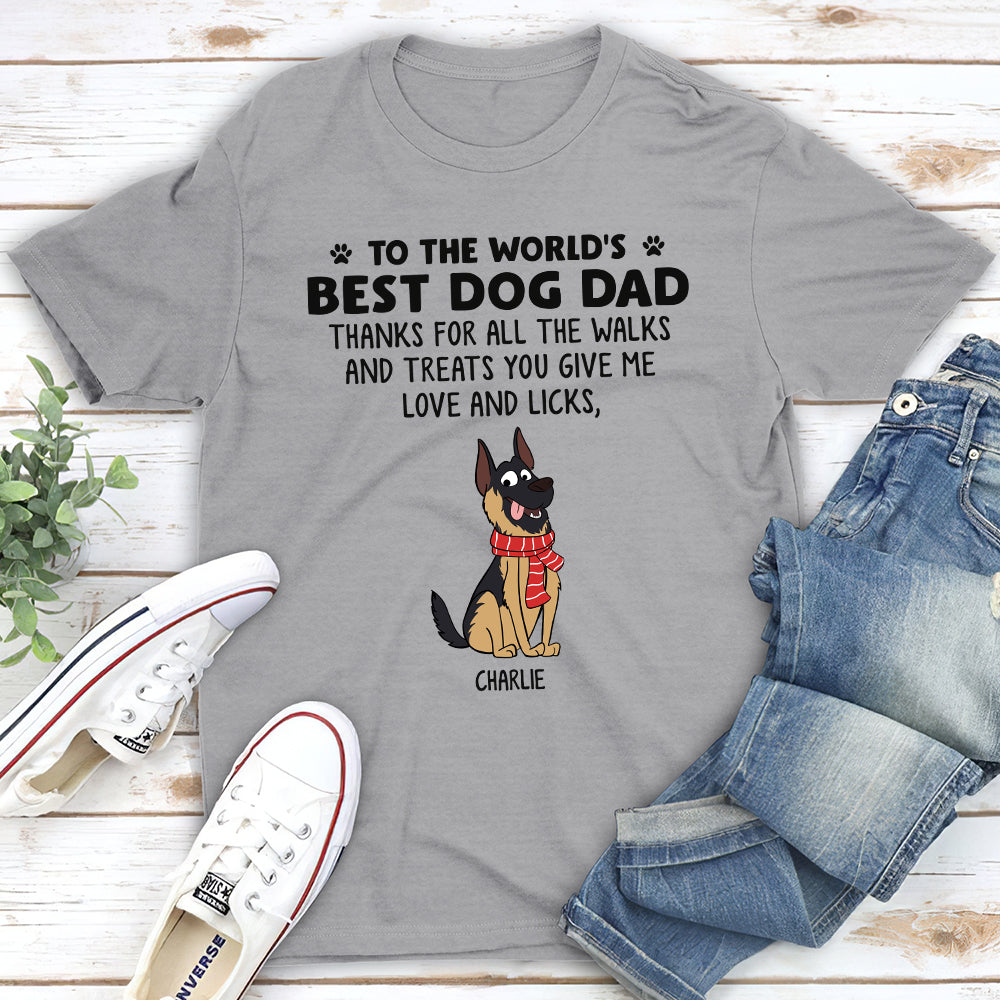 Love And Licks - Customizable Unisex Personalized T-shirt for Pet Lovers