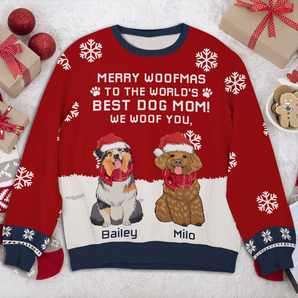 Personalized All-Over-Print Sweatshirt - Ideal Gift for Mom/Dad