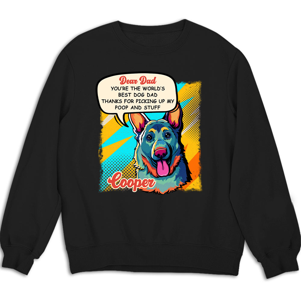 Pop Art Personalized Custom 'Best Mom' Sweatshirt - Ideal Gift for Pet Lovers