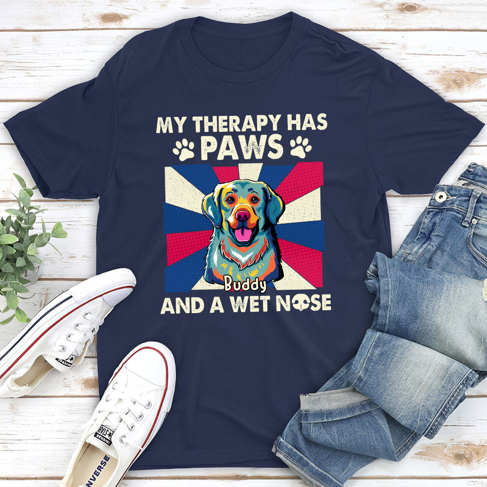 Pop Art Therapy: Personalized Unisex Pet Lover T - shirt