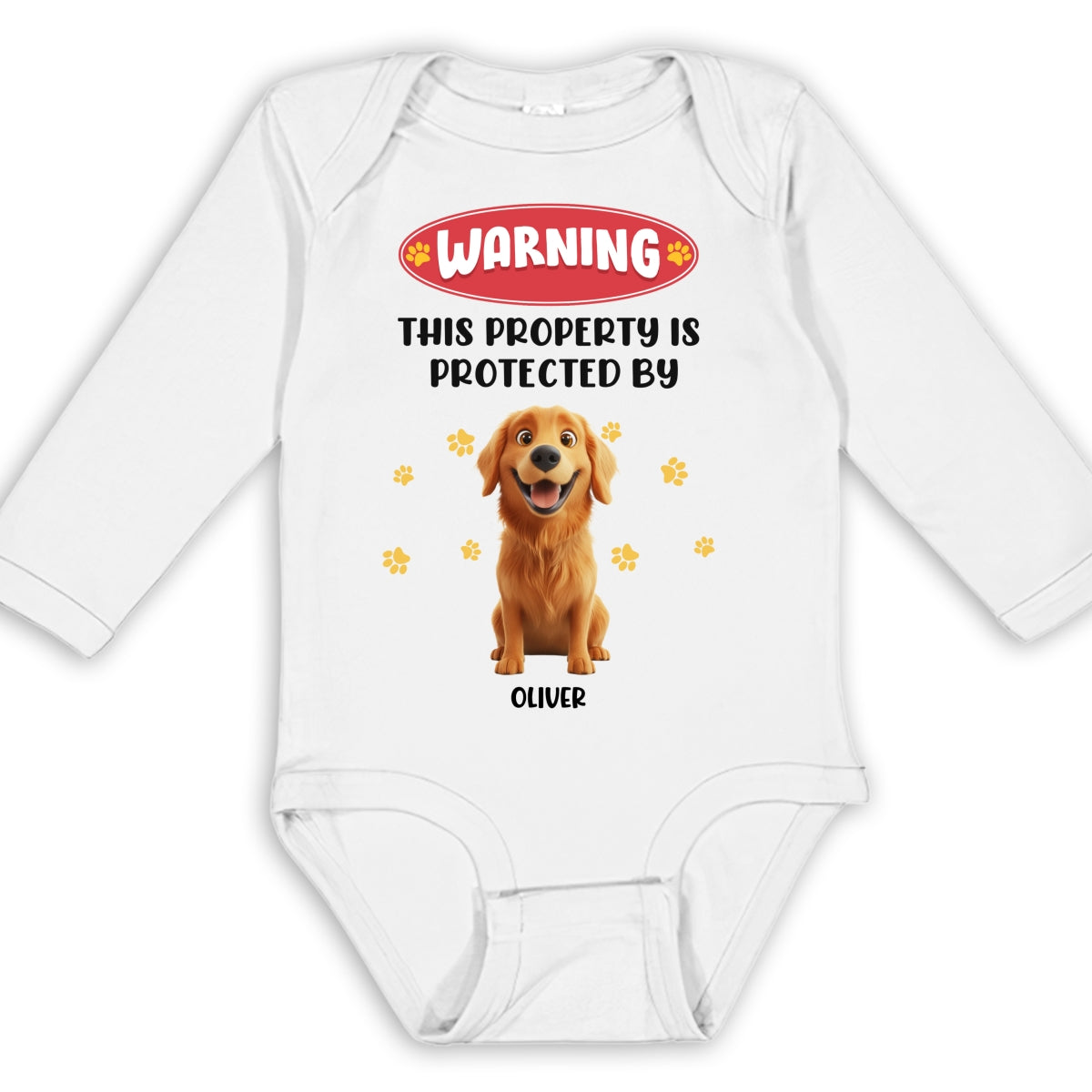 Personalized Custom Long Sleeve Baby Onesie: A Cherished Keepsake