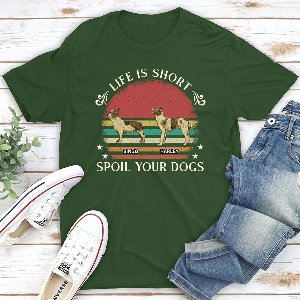 Indulge Your Furry Friend - Customizable Unisex Dog - Themed T - shirt