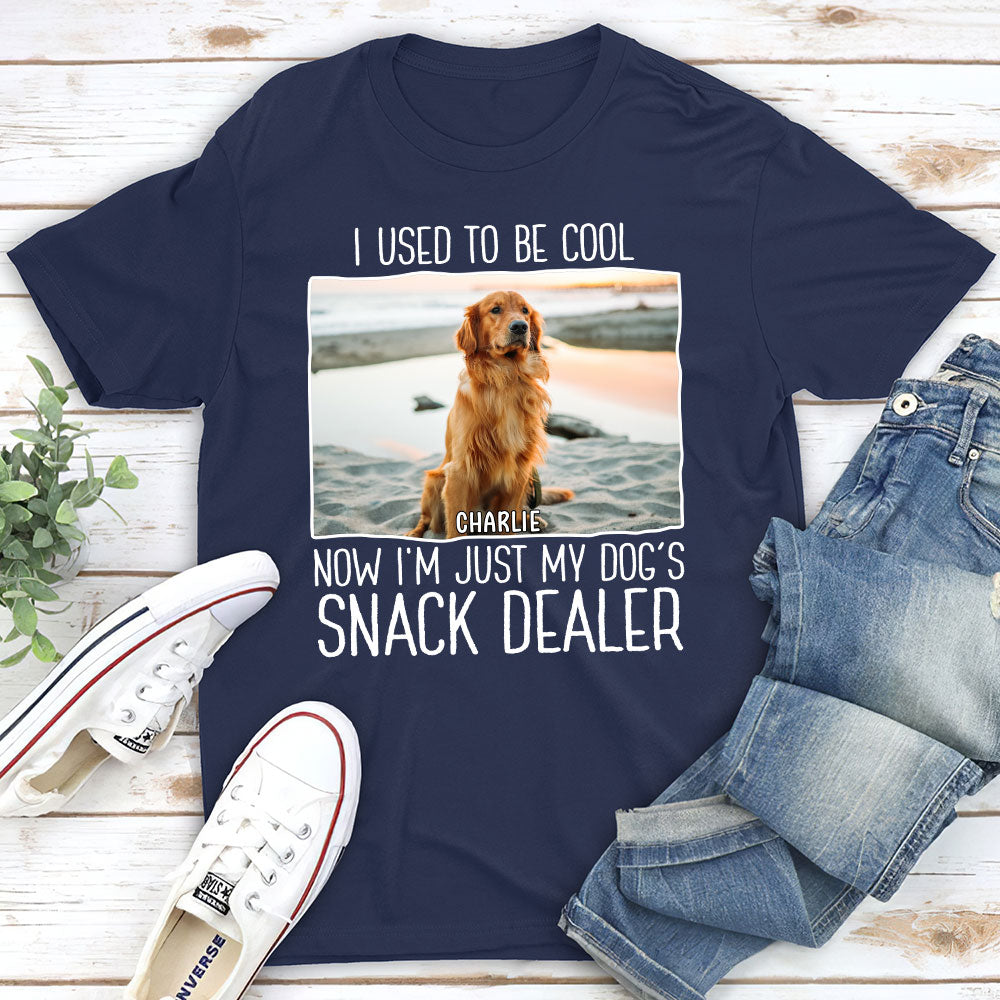 Personalized Custom Unisex 'Just A Snack Dealer 2 Photo' T-shirt - Ideal Gift for Pet Lovers