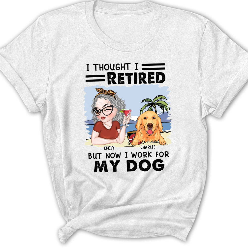 Customizable Personalized Women's T-Shirt for Dog Lovers