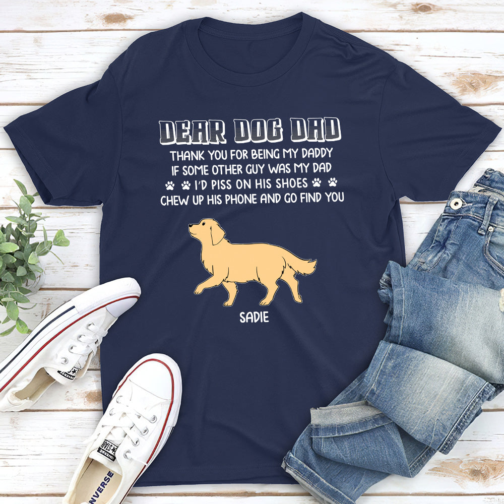 Personalized Unisex 'My One And Only Daddy' T-shirt - Ideal Gift for Pet Lovers