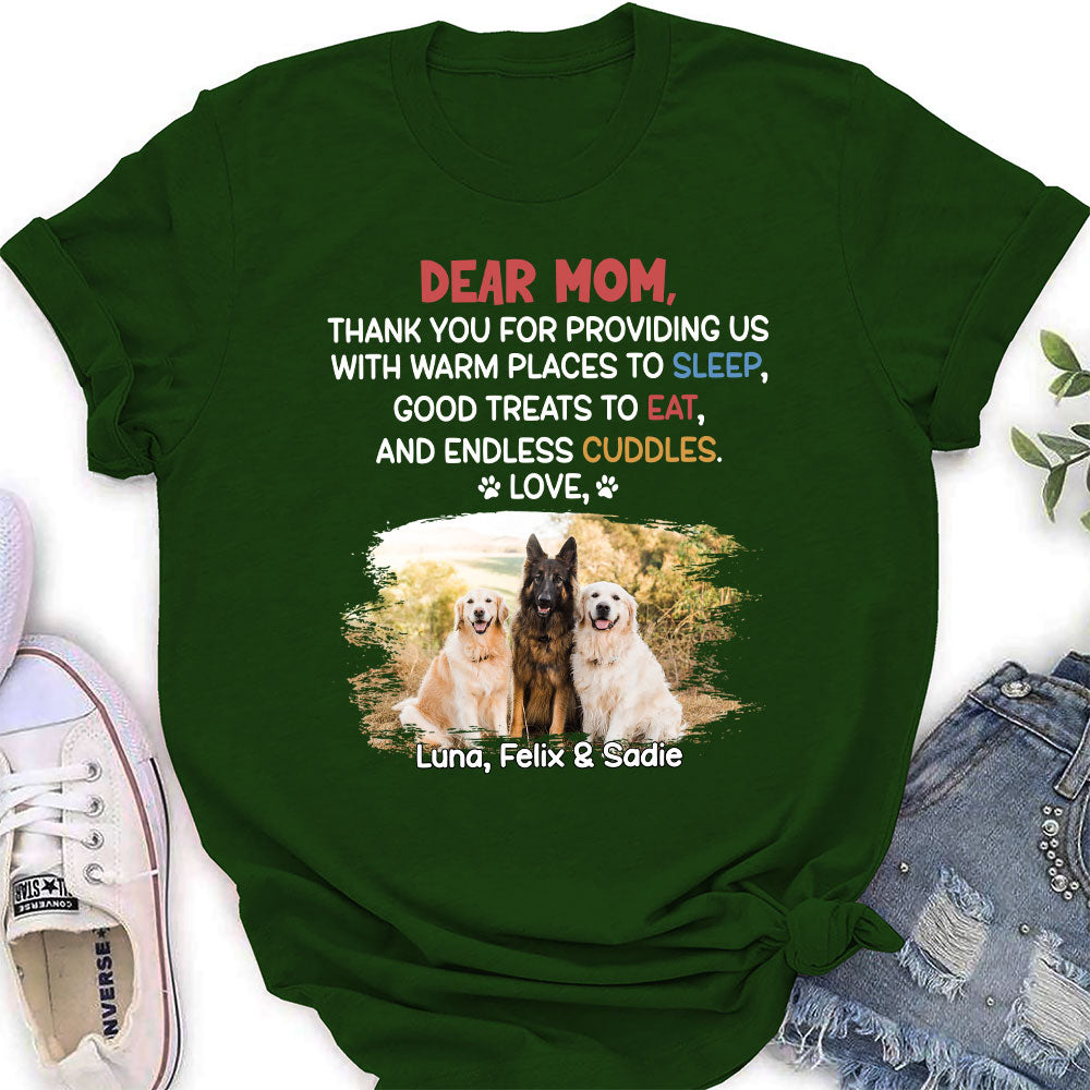 Customizable Personalized Women's Sleep and Eat T-shirt for Pet Lovers