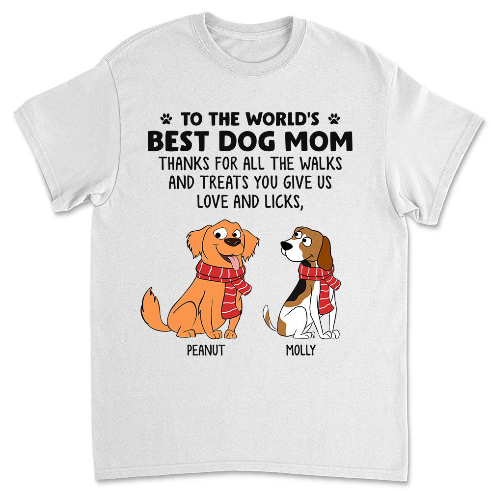 Love And Licks - Customizable Unisex Personalized T-shirt for Pet Lovers