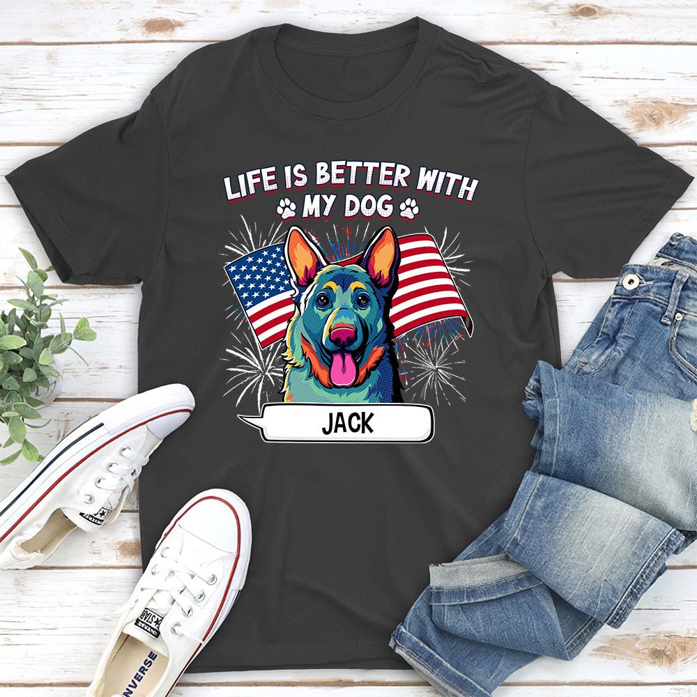 Pop Art Personalized Unisex T-shirt: A Perfect Gift for Pet Lovers