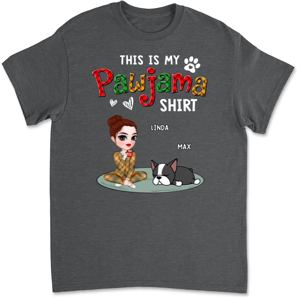 Pawjama Shirt Version 3 - Customizable Unisex Personalized T-Shirt for Pet Lovers