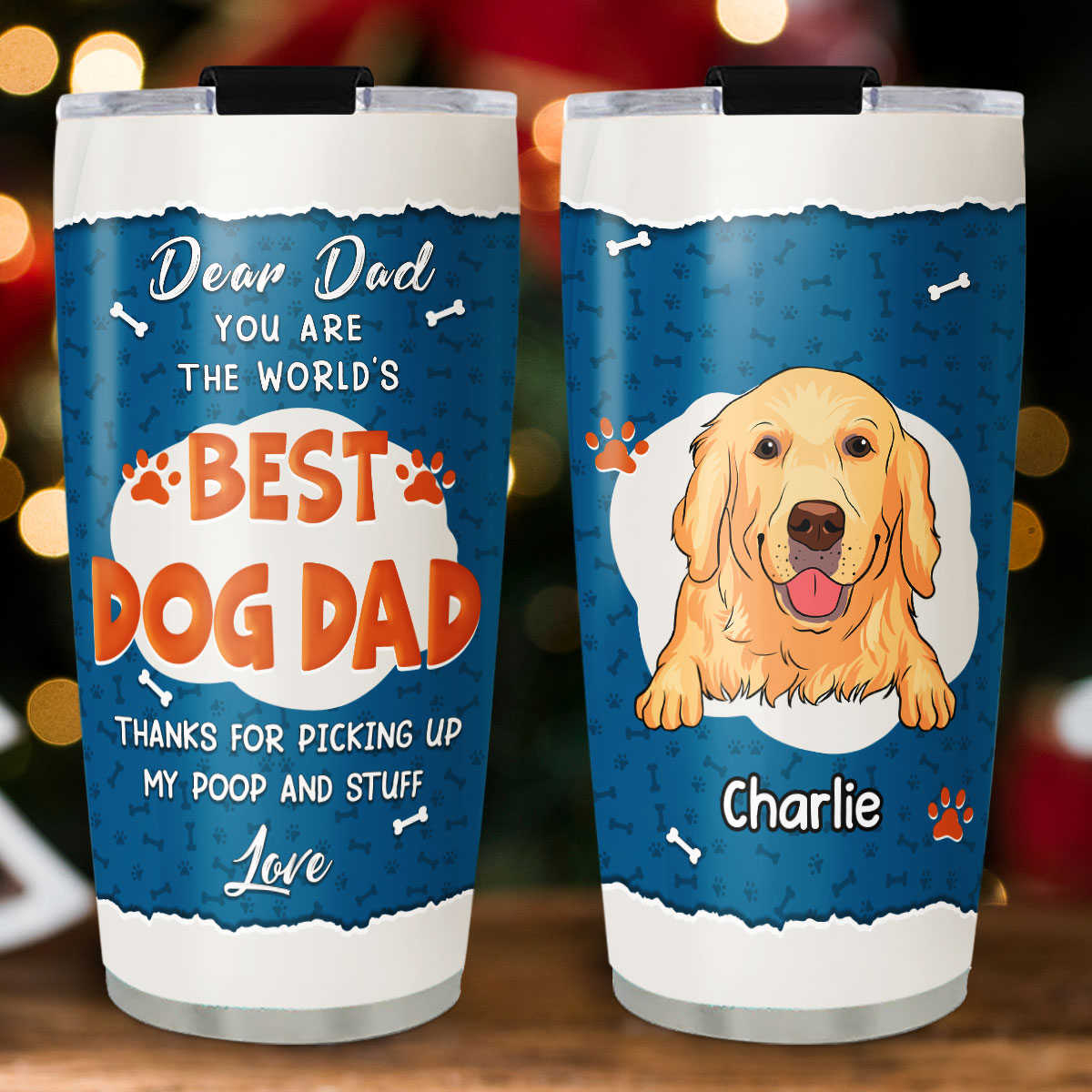 Personalized 'Thanks for Picking Up My Poo' Custom Tumbler - Ideal for All Occasions