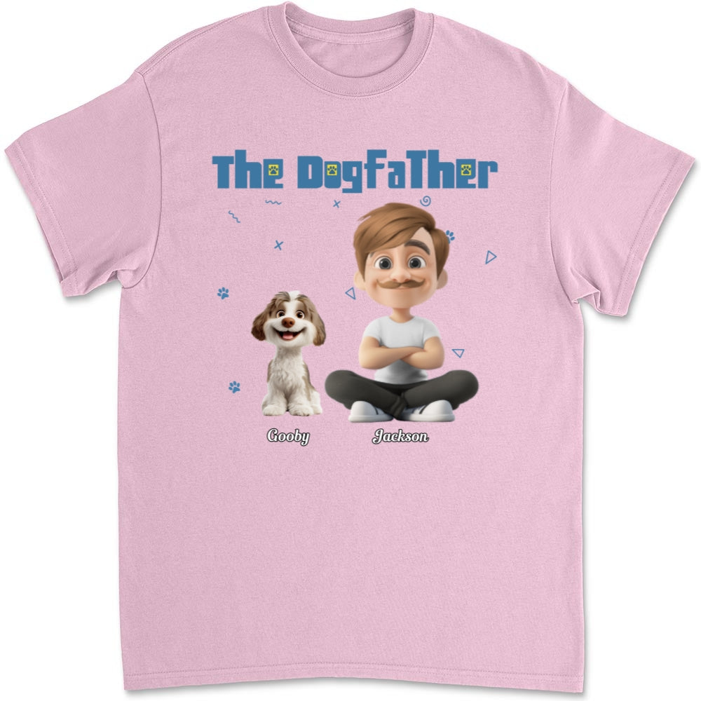 The Dogfather: Personalized Unisex Custom T-Shirt for Pet Lovers