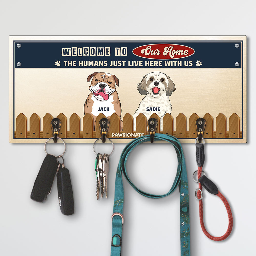 Personalized Custom Wooden Key Holder - Ideal Gift for Pet Lovers' Homes