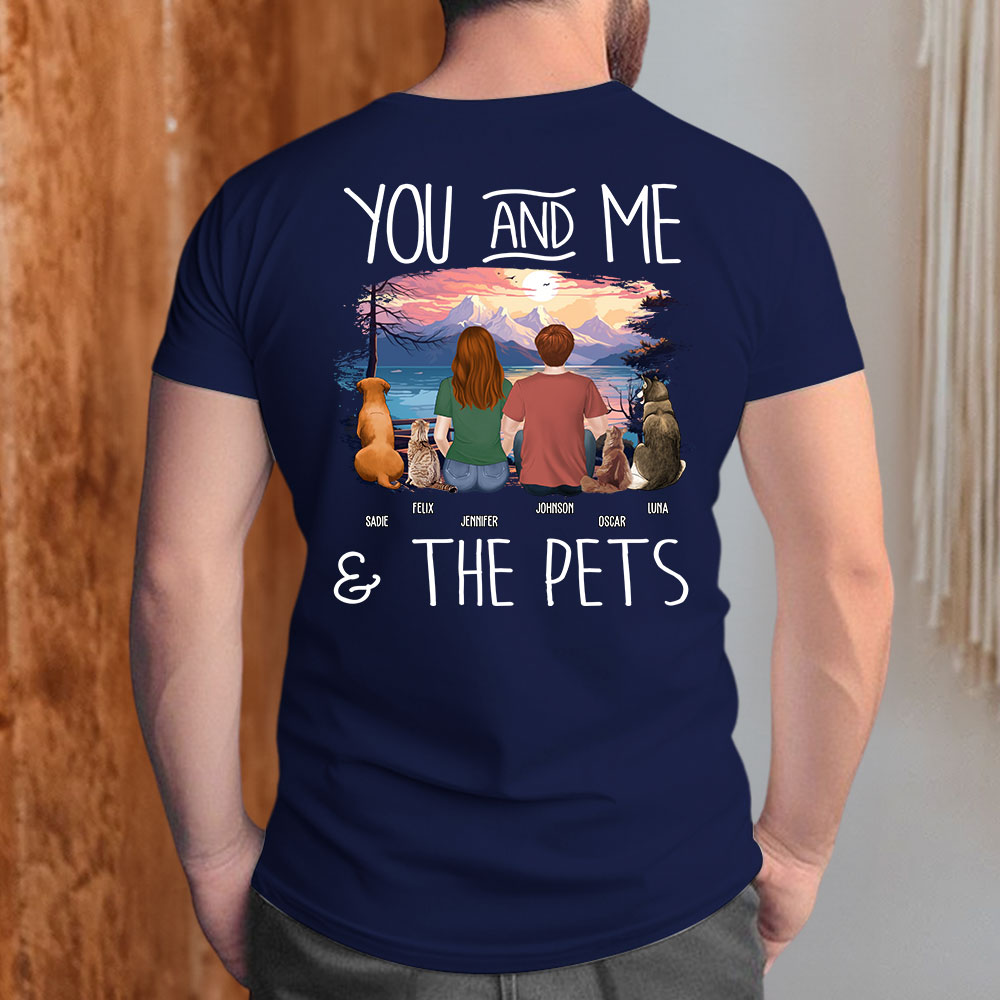You Me Dogs - Customizable Personalized Unisex Pet Lover T-shirt