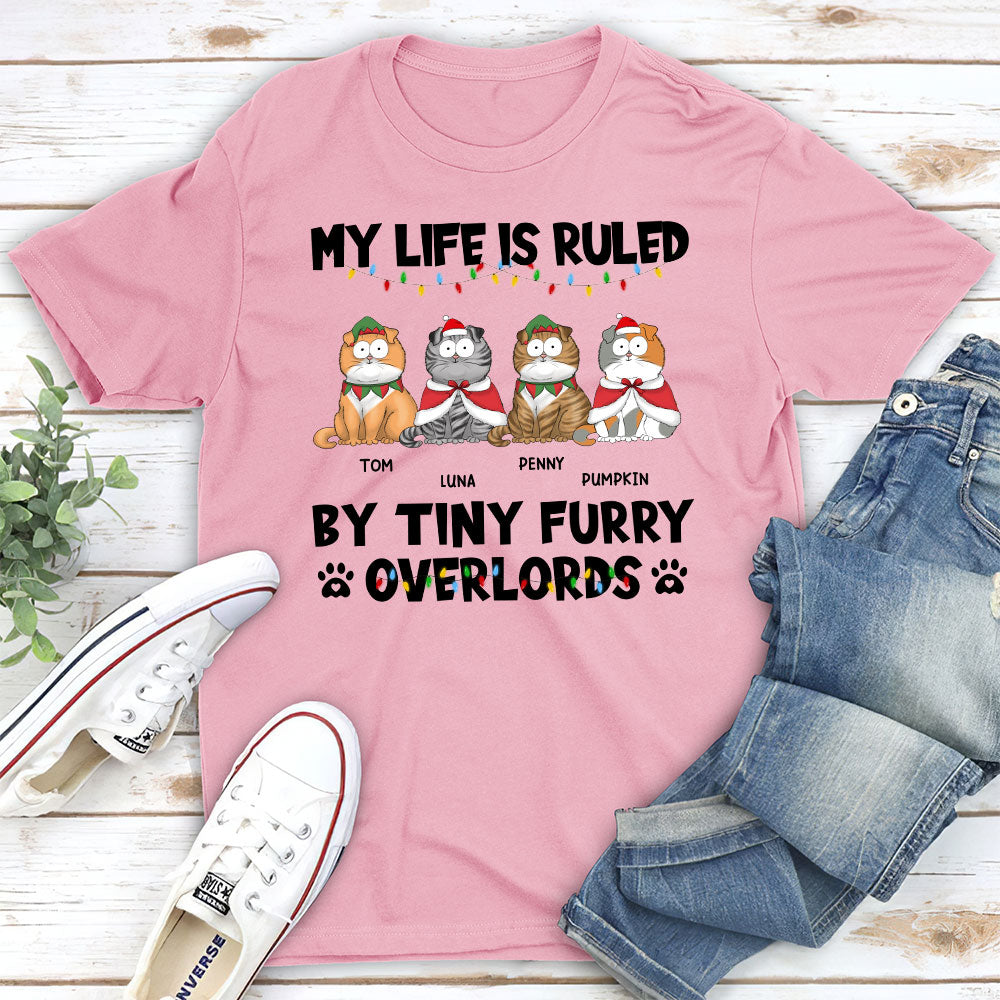 Adorable Personalized Custom Unisex T-shirt for Pet Lovers - Cute Overlords