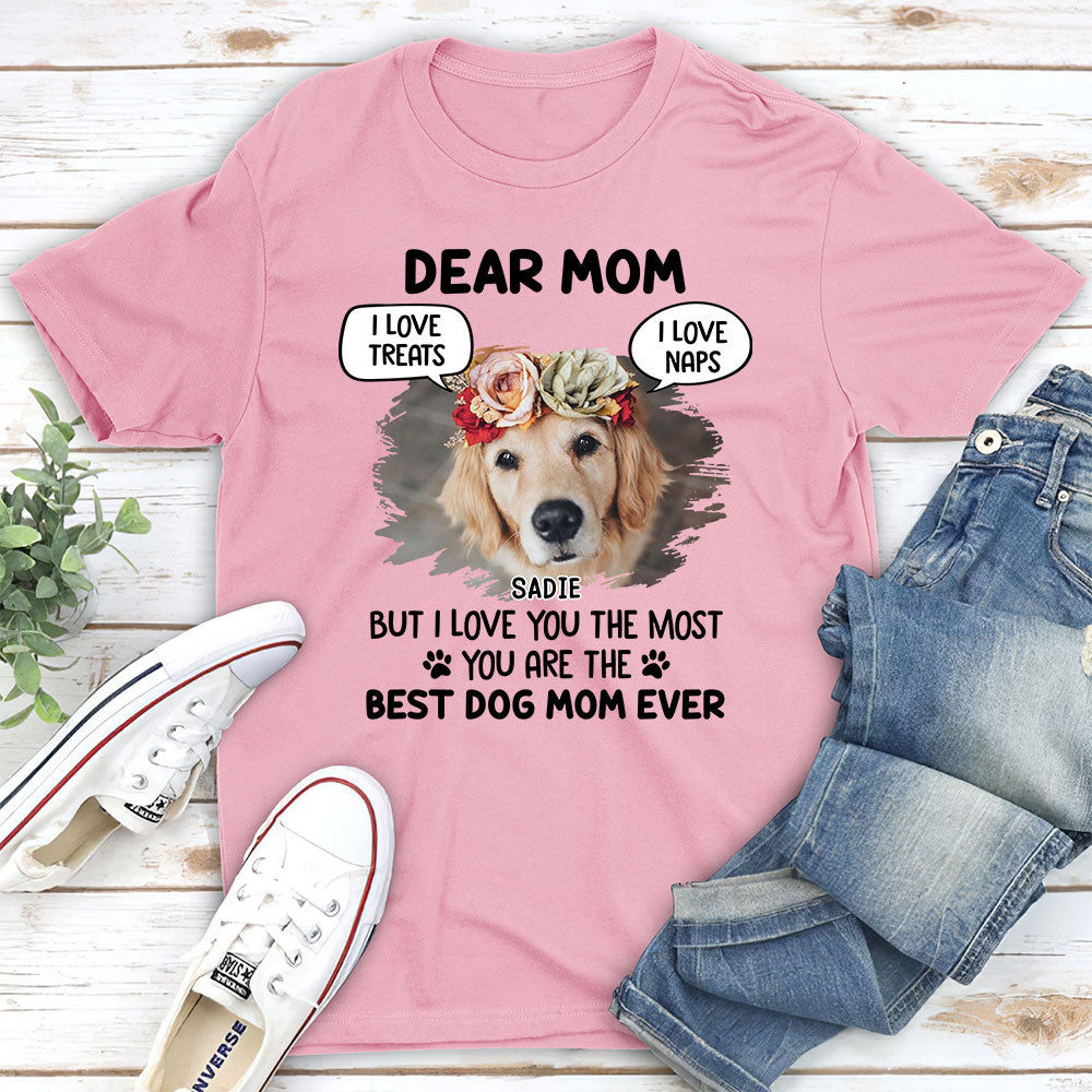 Best Fur Mom Ever - Customizable Unisex Personalized T-shirt for Pet Lovers