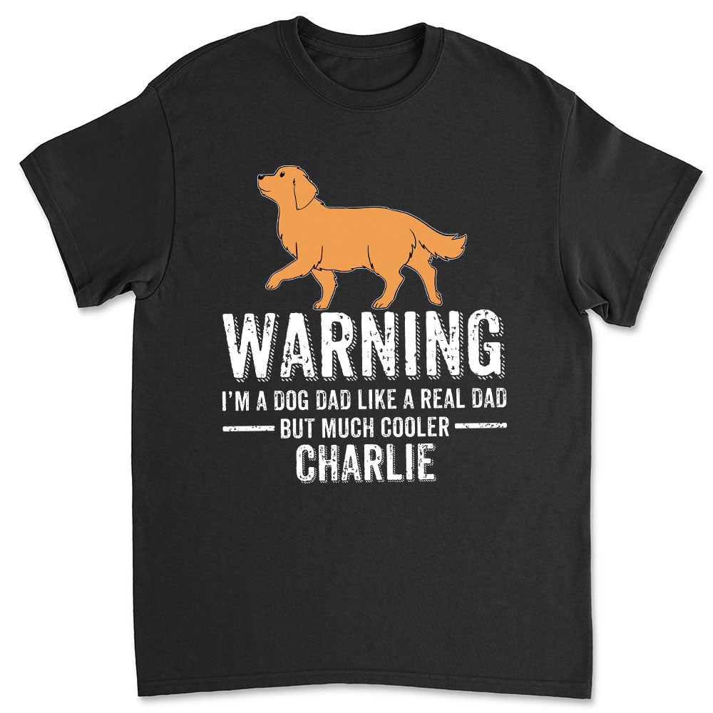 Cool and Personalized Unisex T-shirt - Ideal for Real Dad and Pet Lovers