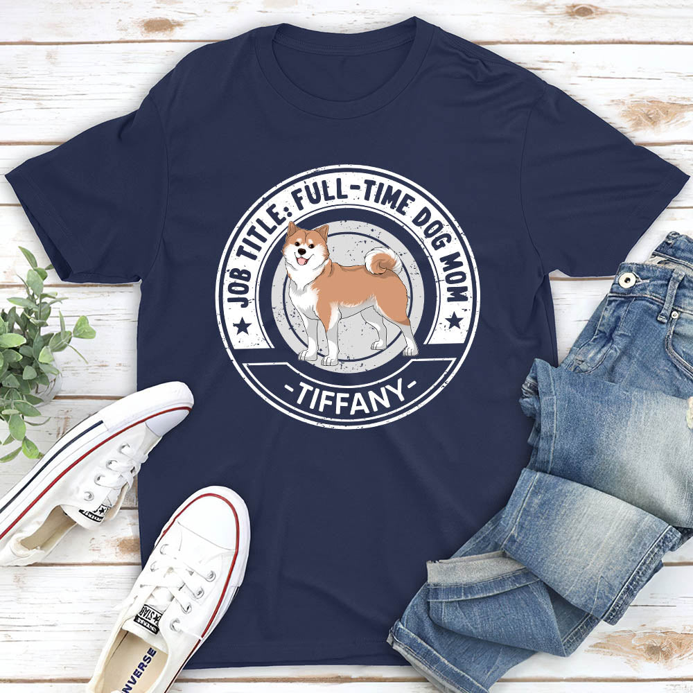 Personalized Custom Unisex T-shirt for Pet Lovers - My Job Title