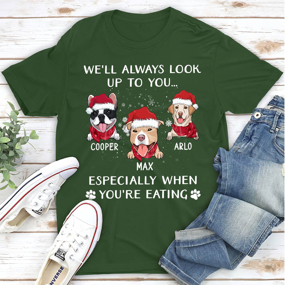 Personalized Christmas Unisex T-shirt - A Perfect Gift for Pet Lovers