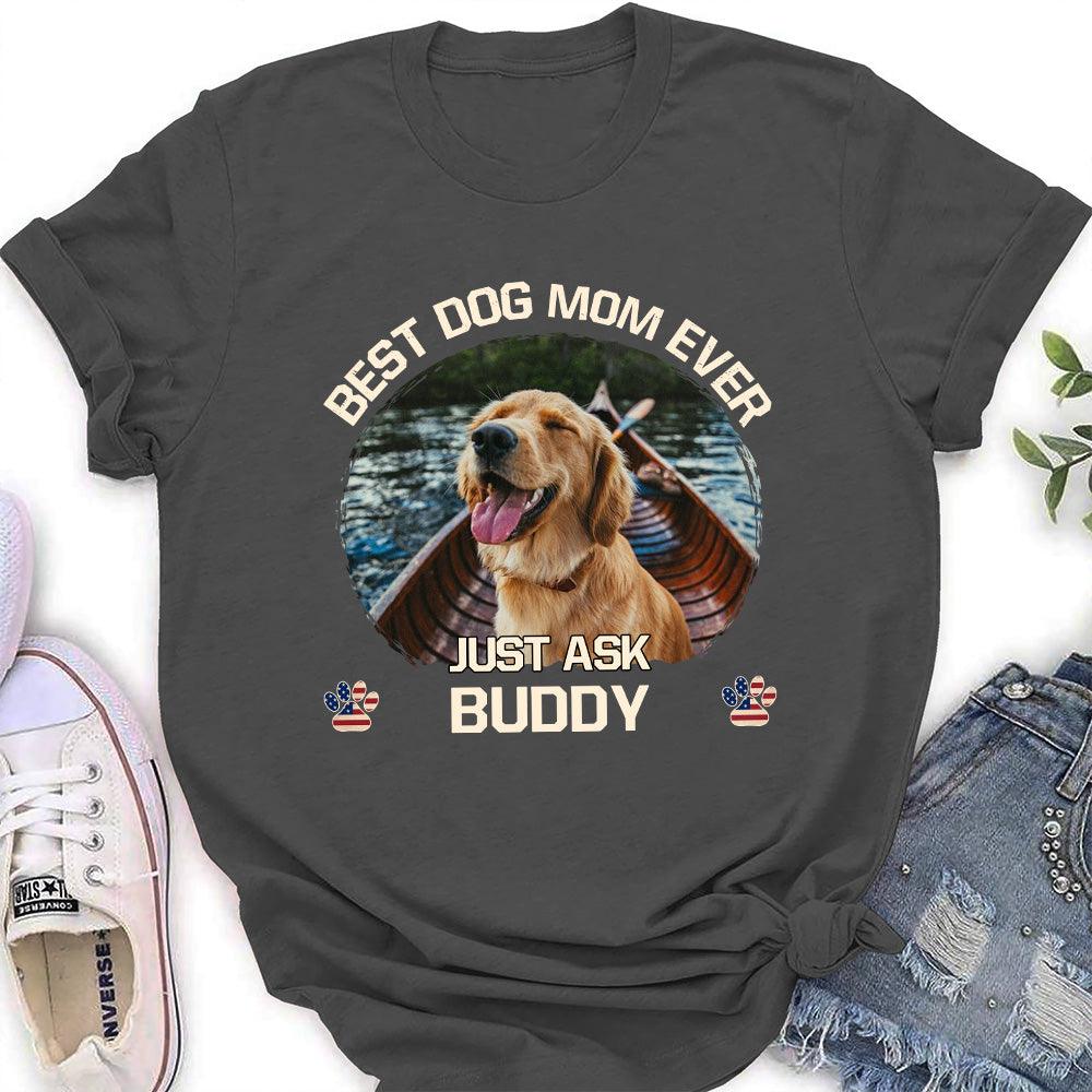 American Best Mom/Dad - Customizable Personalized Women's T - shirt for Pet Lovers