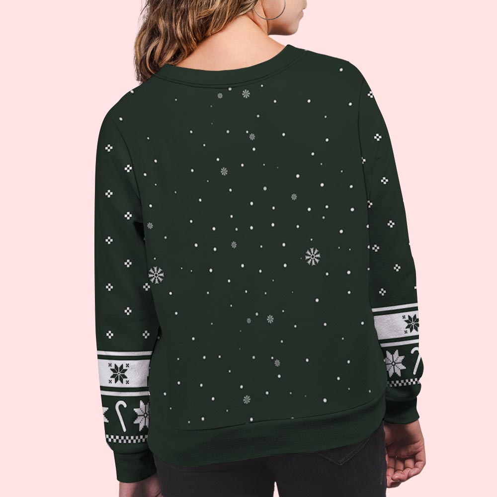Follow You - Customizable All-Over-Print Personalized Sweatshirt for Pet Lovers