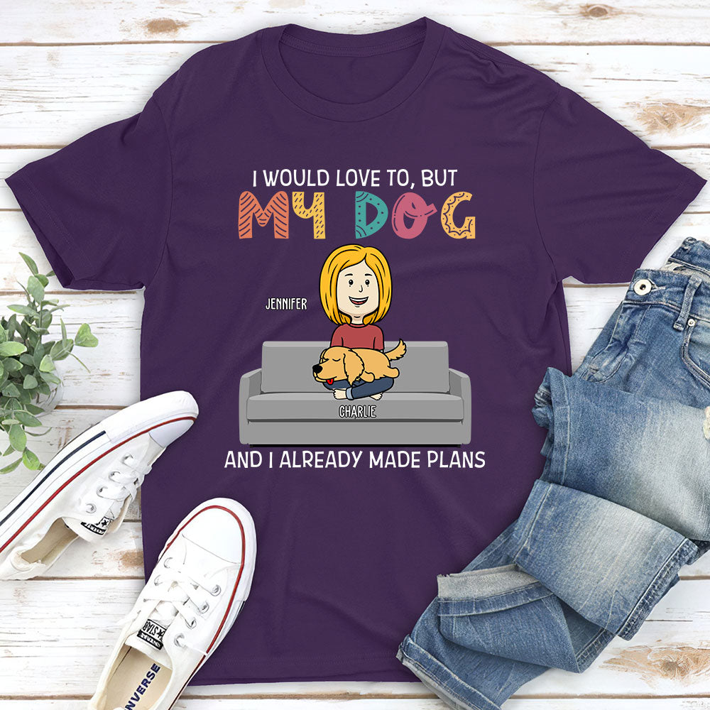 Personalized Custom Unisex 'I Would Love To 1' T-shirt - Ideal Gift for Pet Lovers