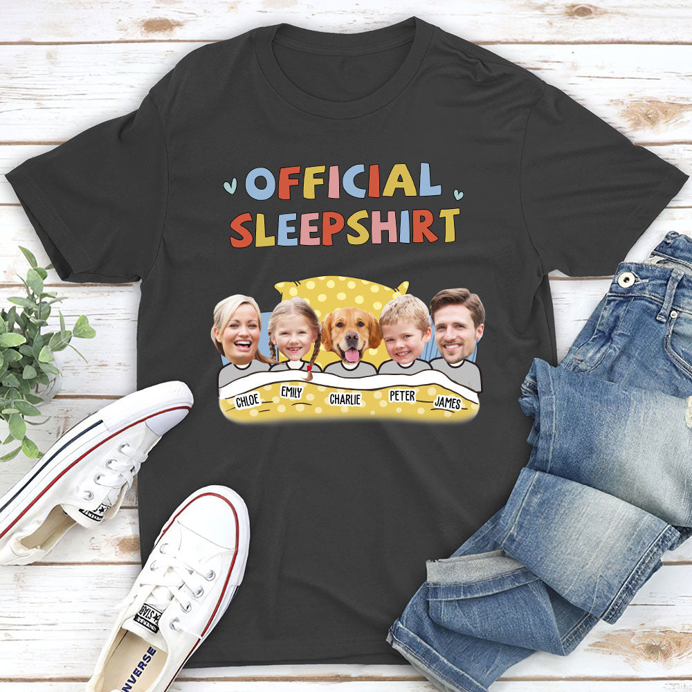 Personalized Custom Unisex Sleepshirt with Pet Photos - Ideal Gift for Pet Lovers