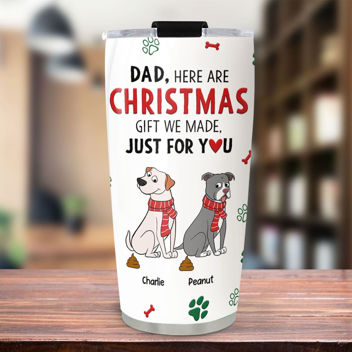 Personalized Custom Tumbler - The Perfect Little Gift for Dog Parents