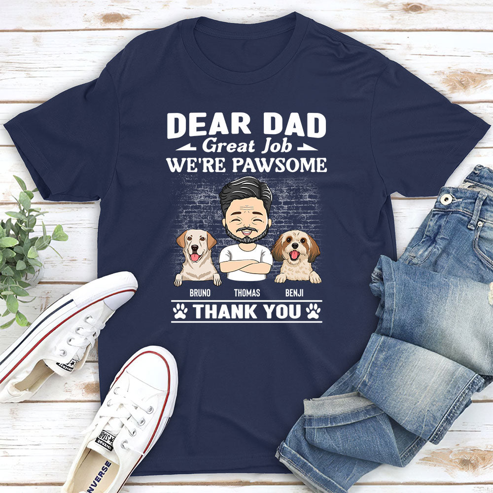 Pawsome Personalized Custom Unisex Pet Lover T-shirt