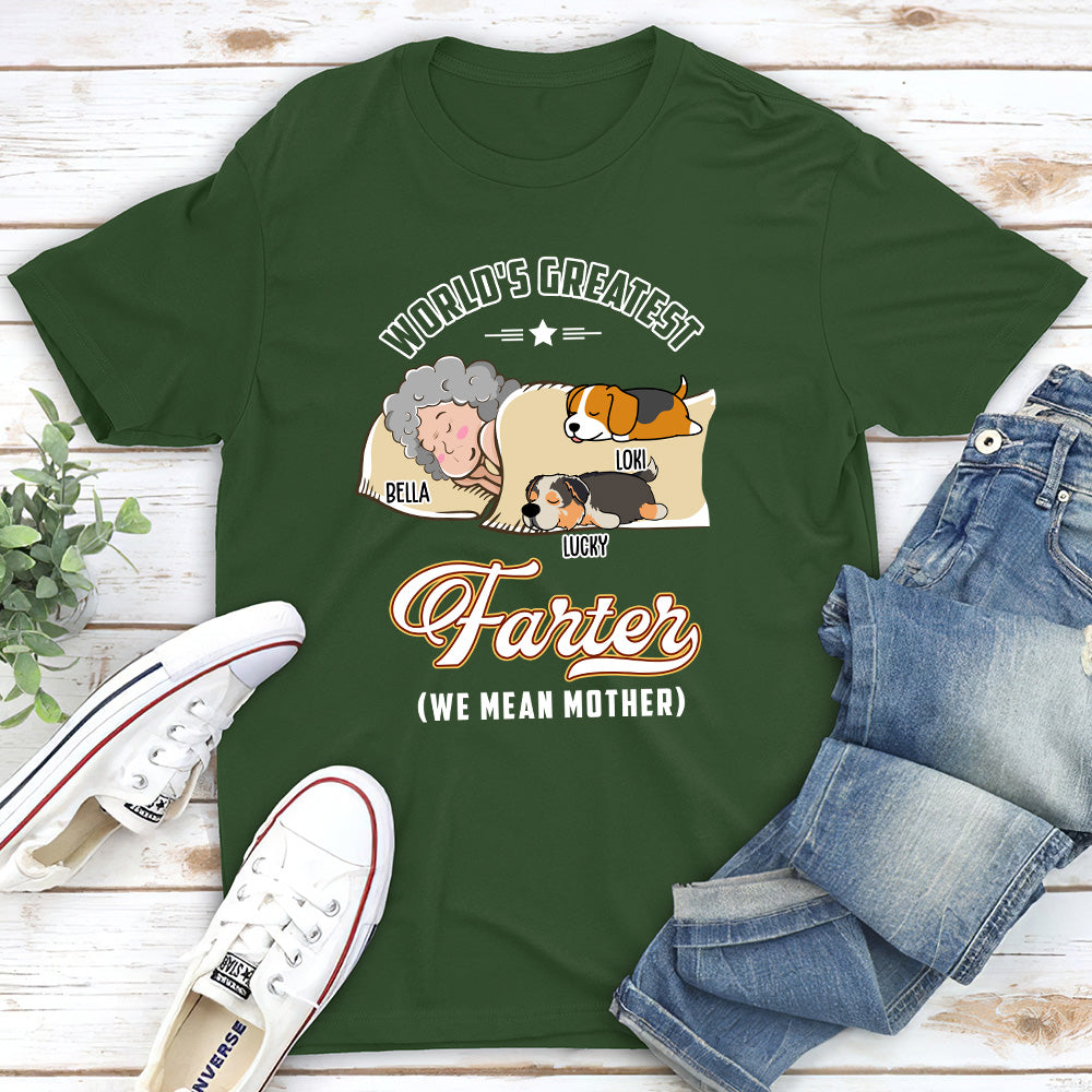 Greatest Father Personalized Custom Unisex T-shirt - Ideal Gift for Pet Lovers
