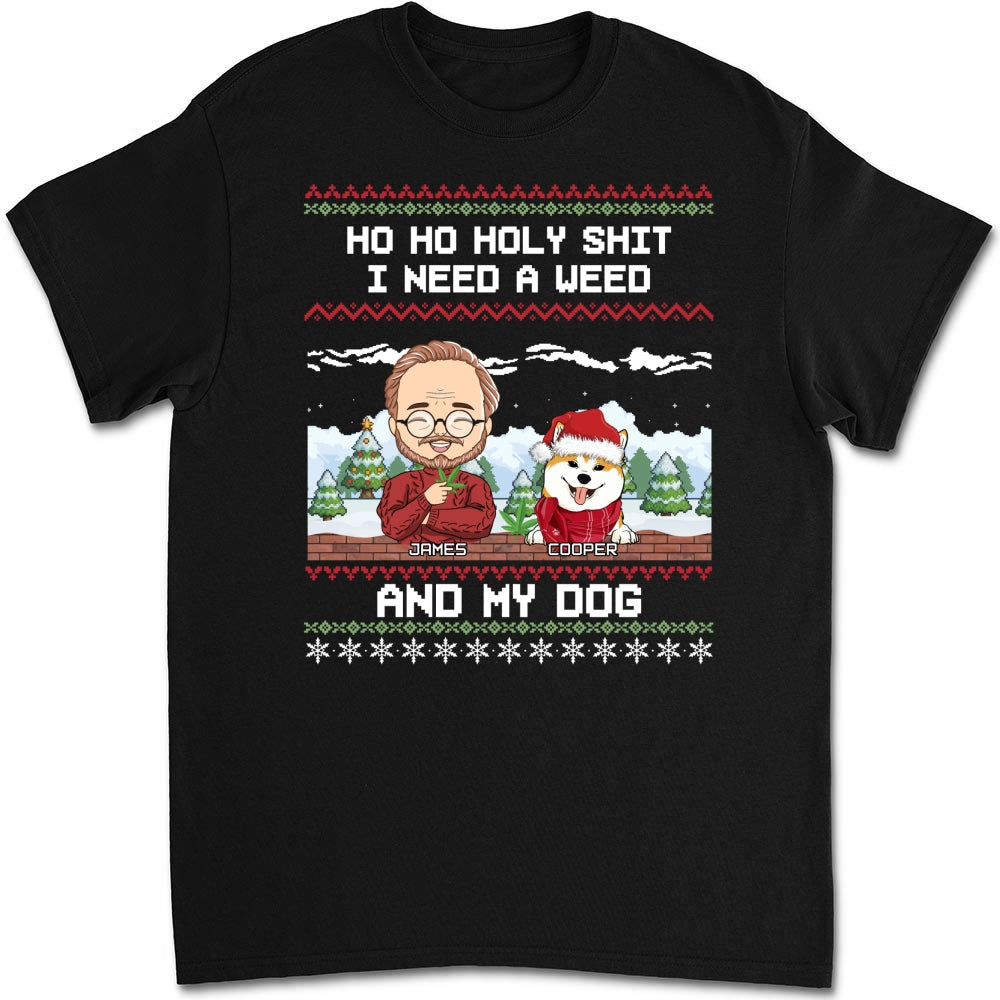 Ho Ho Holy Christmas - Customizable Unisex Pet Lover's T-shirt