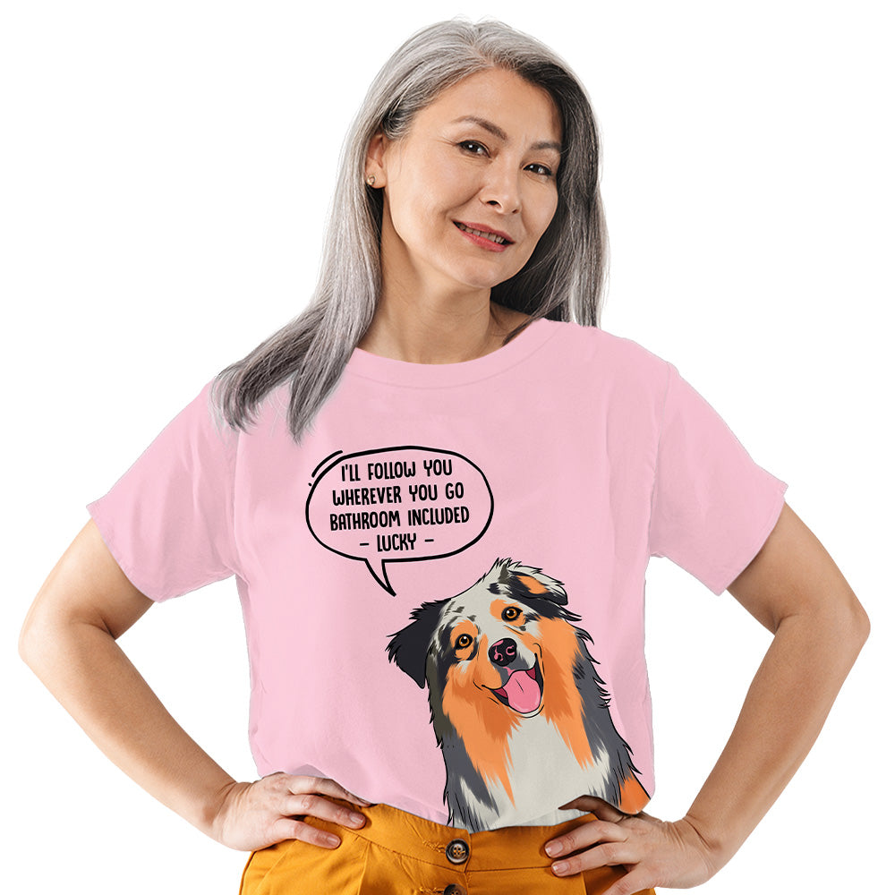 Personalized 'I'll Follow You' All-over-print Comfort T-shirt