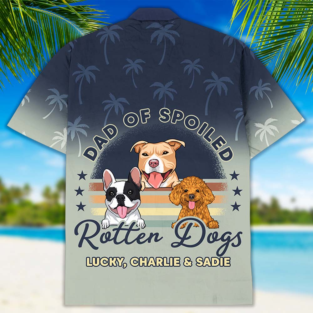 Spoiled Rotten Dog - Exclusive Personalized Hawaiian Shirt for Pet Lovers