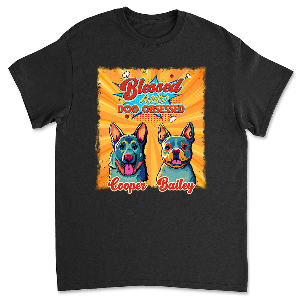 Dog Obsessed - Customizable Unisex Personalized T - shirt for Pet Lovers