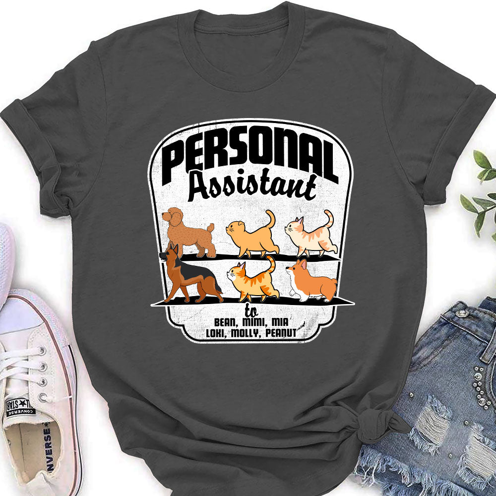 Customizable Personalized Women's Pet Lover T-shirt - The Ideal Gift