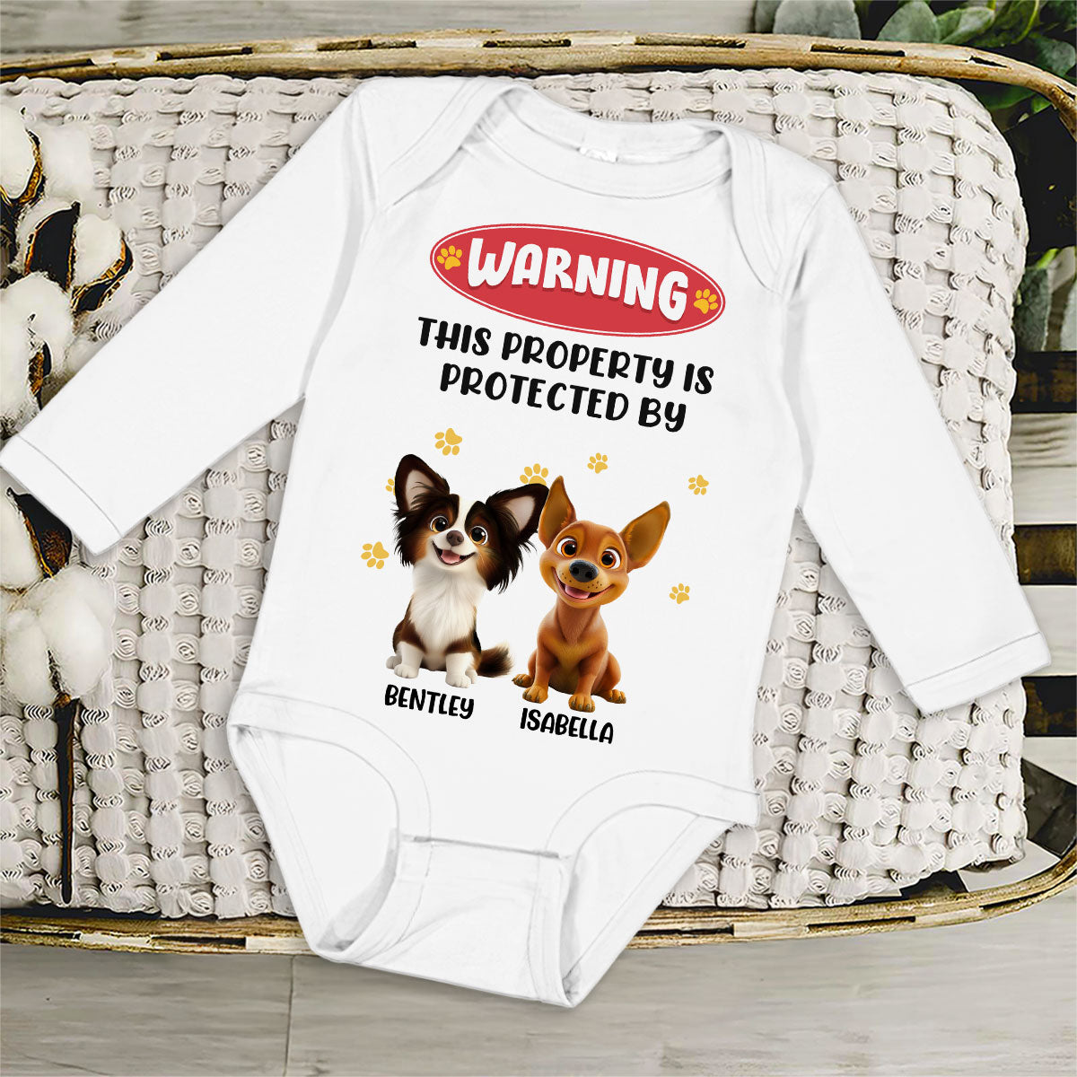 Personalized Custom Long Sleeve Baby Onesie: A Cherished Keepsake